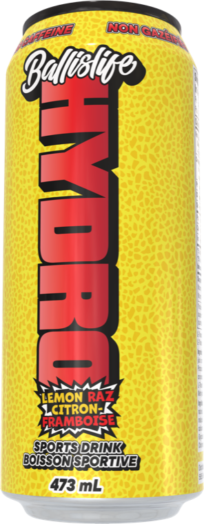 Ball Is Life Hydro Lemon Raz 473 mL can